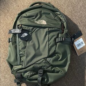 Brand New!!! The North Face Green Backpack
